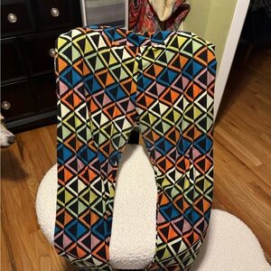 LuLaRoe Colorful Geometric Pattern Leggings